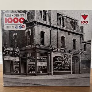 Canadian Tire Corporation Vintage Black & White 1000-Piece Puzzle